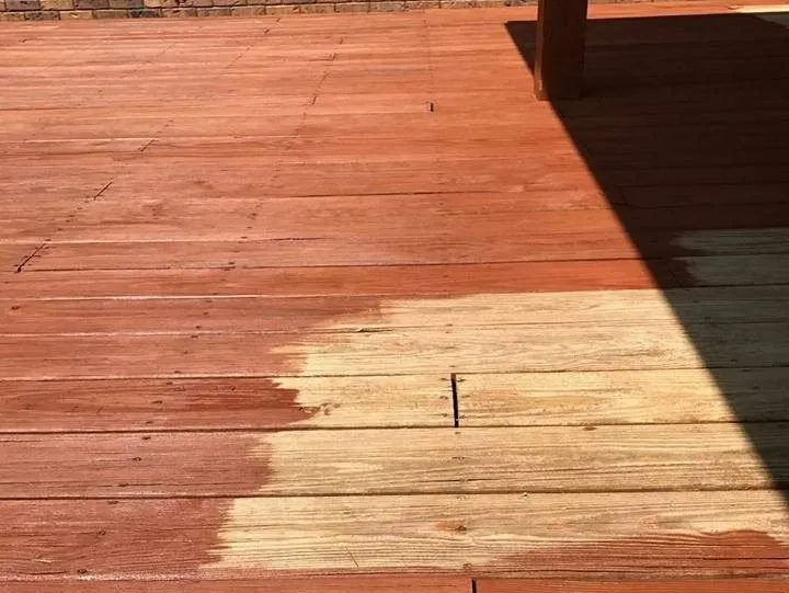 deck staining